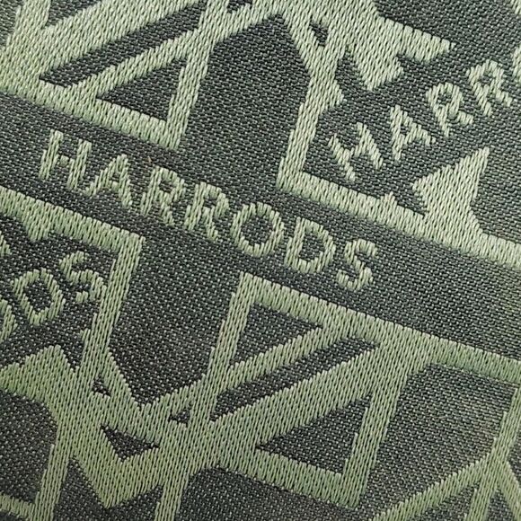 Harrods London Forest Green Logo Makeup Bag Cosmetic Case - Picture 10 of 16